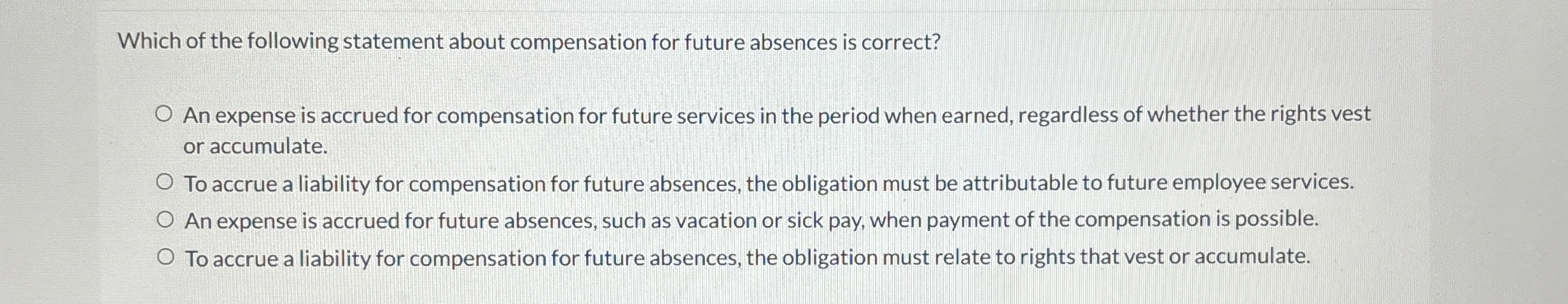 Which of the following statement about