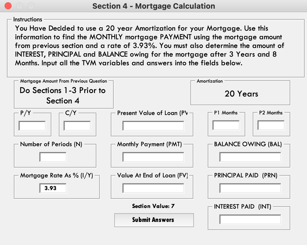 Calculate the following problems: . O O Section 2