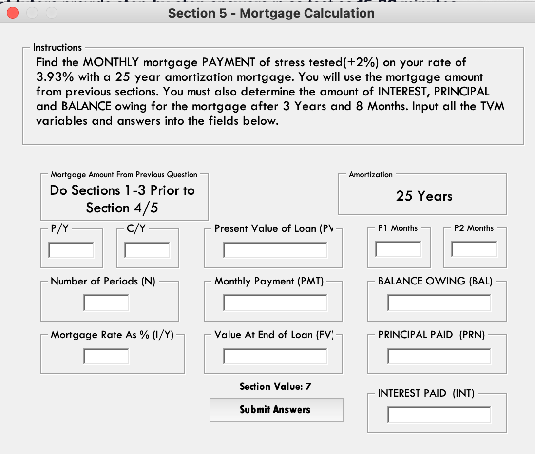 Calculate the following problems: . O O Section 2