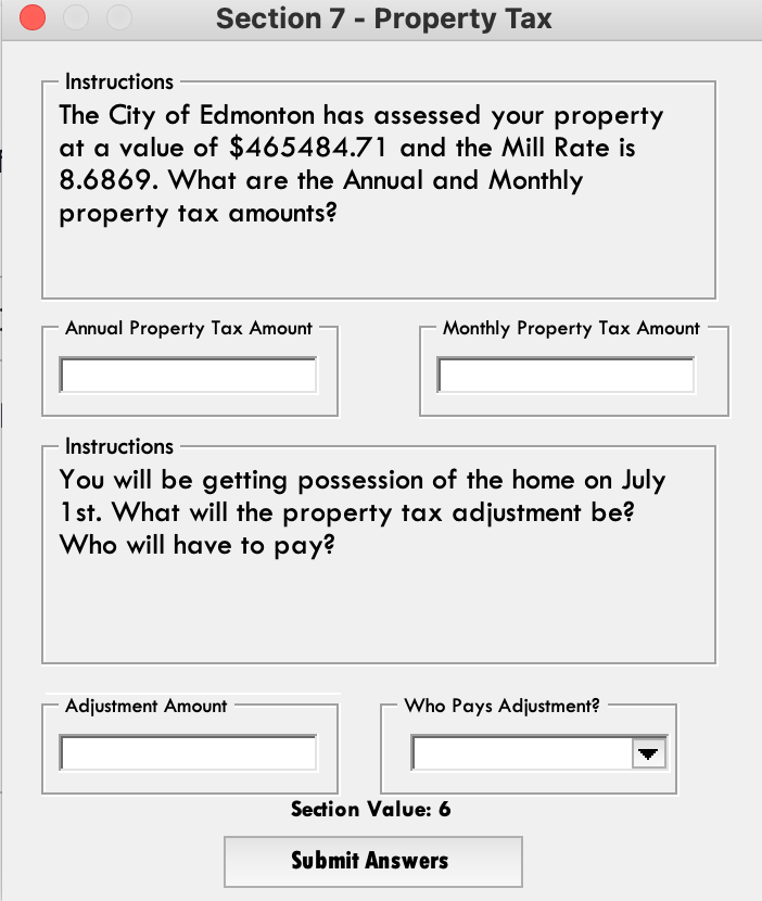 Calculate the following problems: . O O Section 2