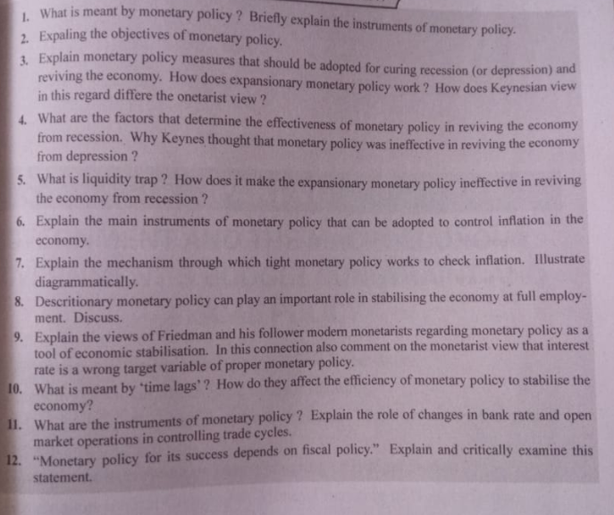 need answer of all question in detail 1. What is