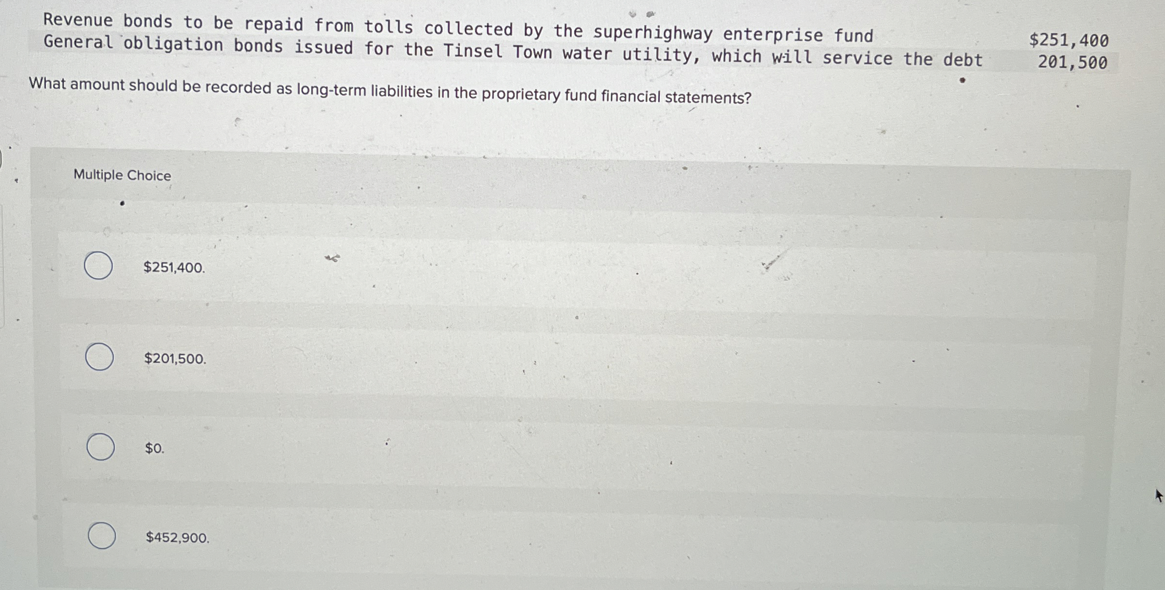 Revenue bonds to be repaid from tolls collected