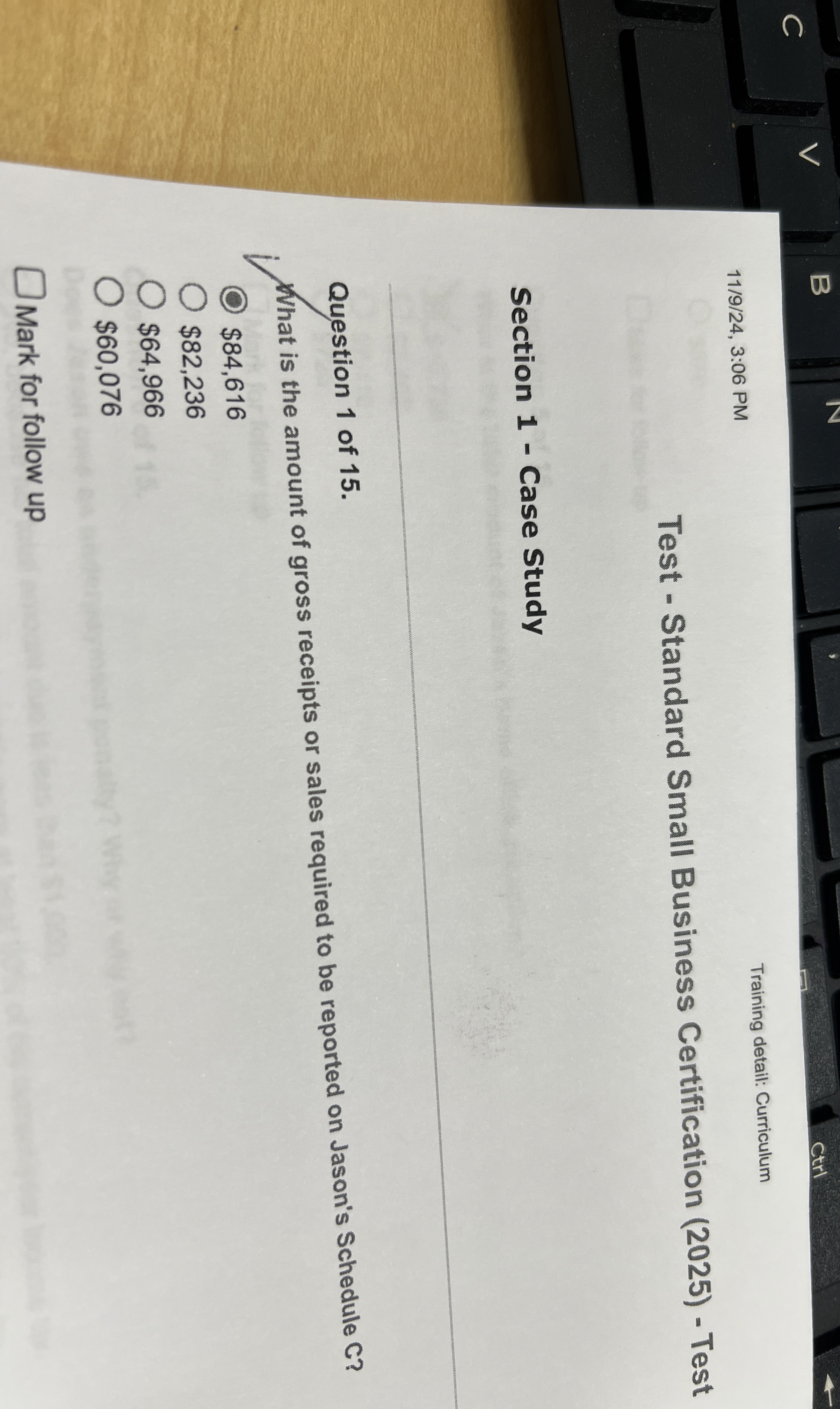 1 1 / 9 / 2 4 , 3 : 0 6 PM Training detail: