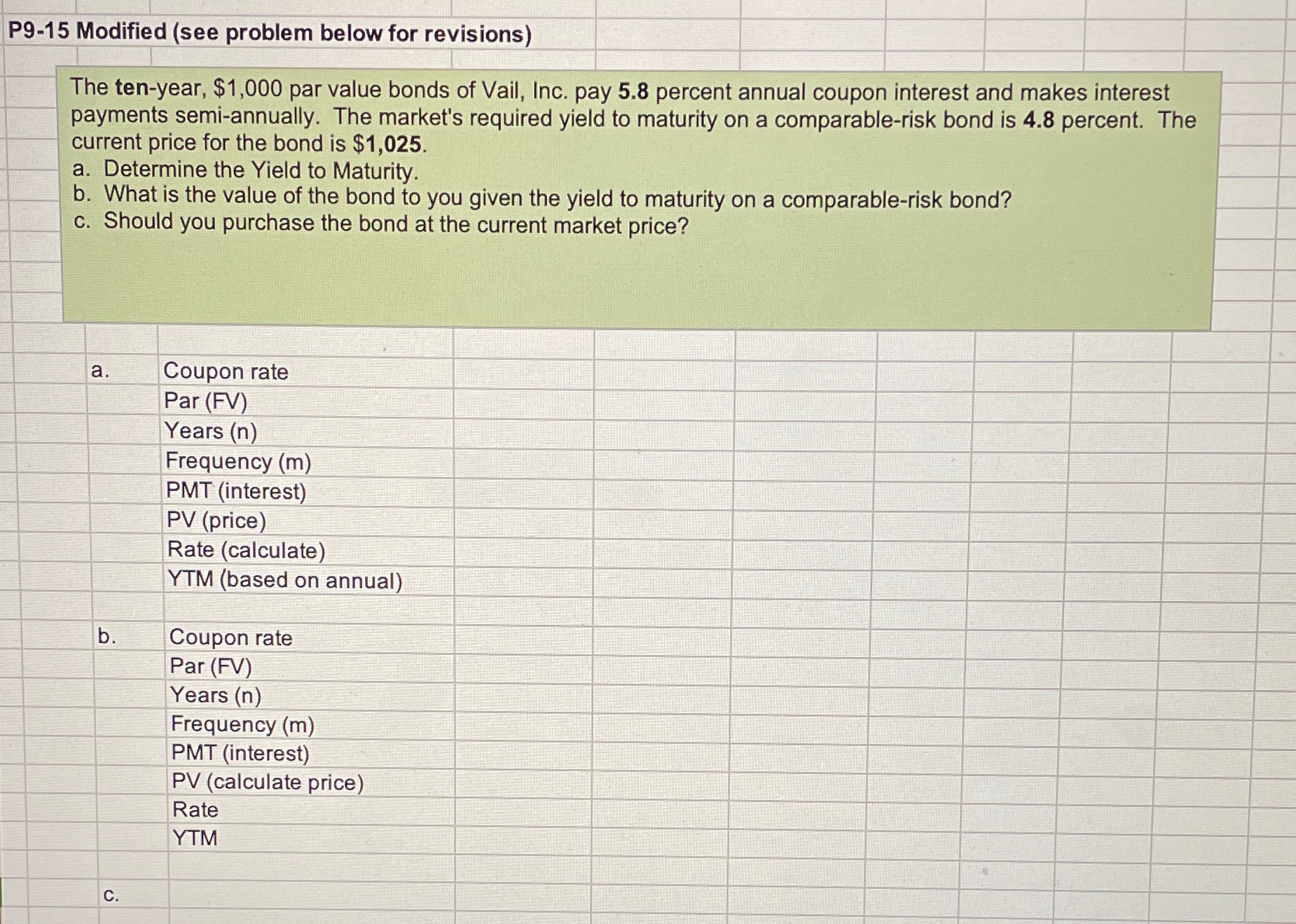 please solve : - please use the same format when