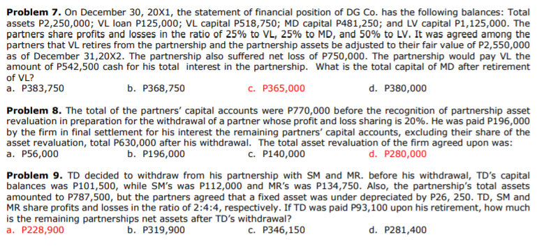 Topic: Partnership Dissolution need solutions