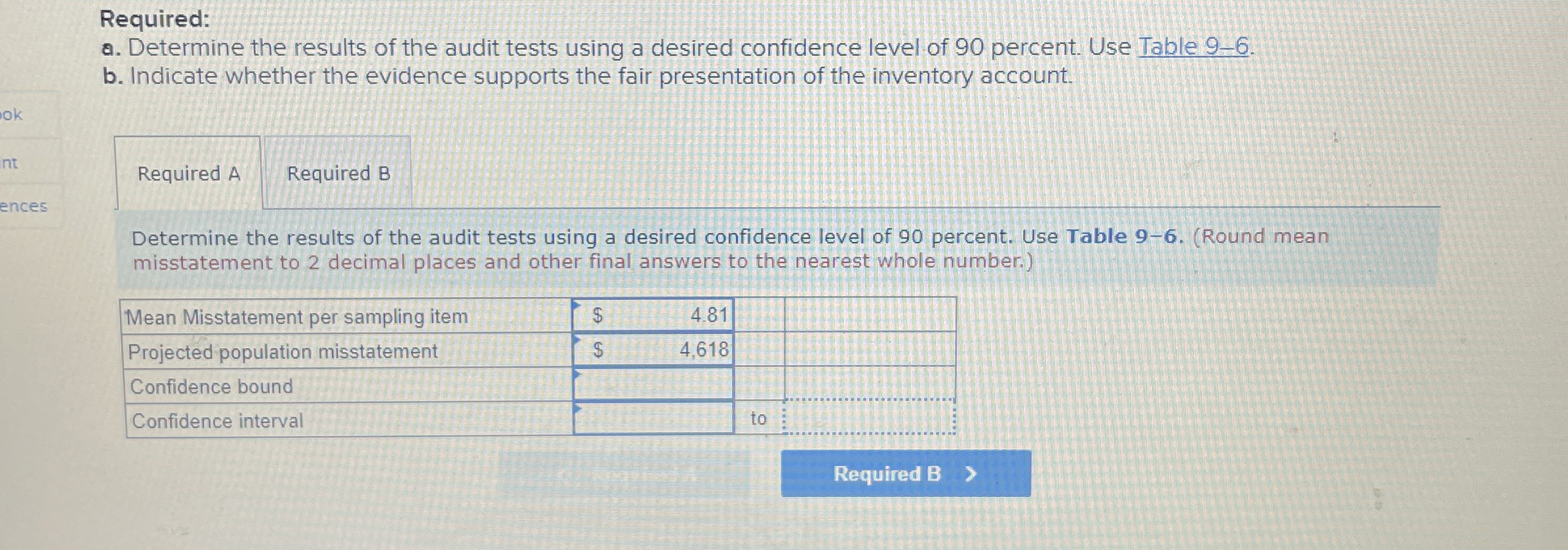 Chapter 0 9 Problem 9 - 2 6 LO 9 - 5 , 9 - 6 You