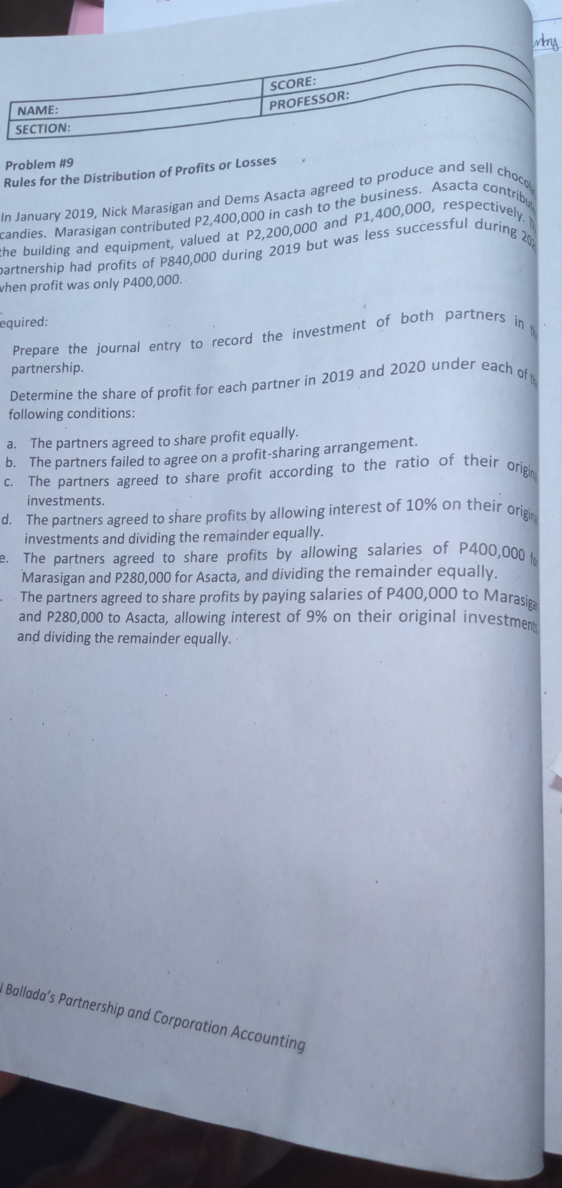 rhank you huhuhhhjaka Mry SCORE: NAME: PROFESSOR: