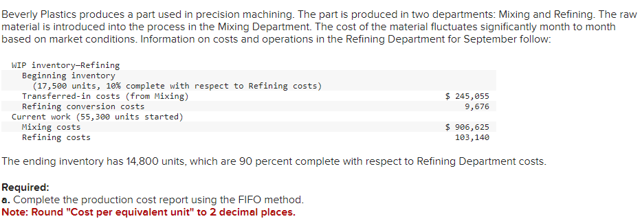 Beverly Plastics produces a part used in