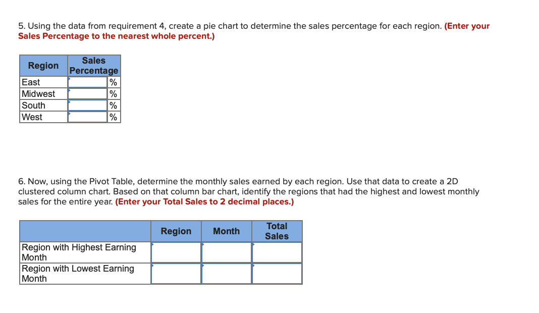 B C G H Data Tables - Student Office Warehouse