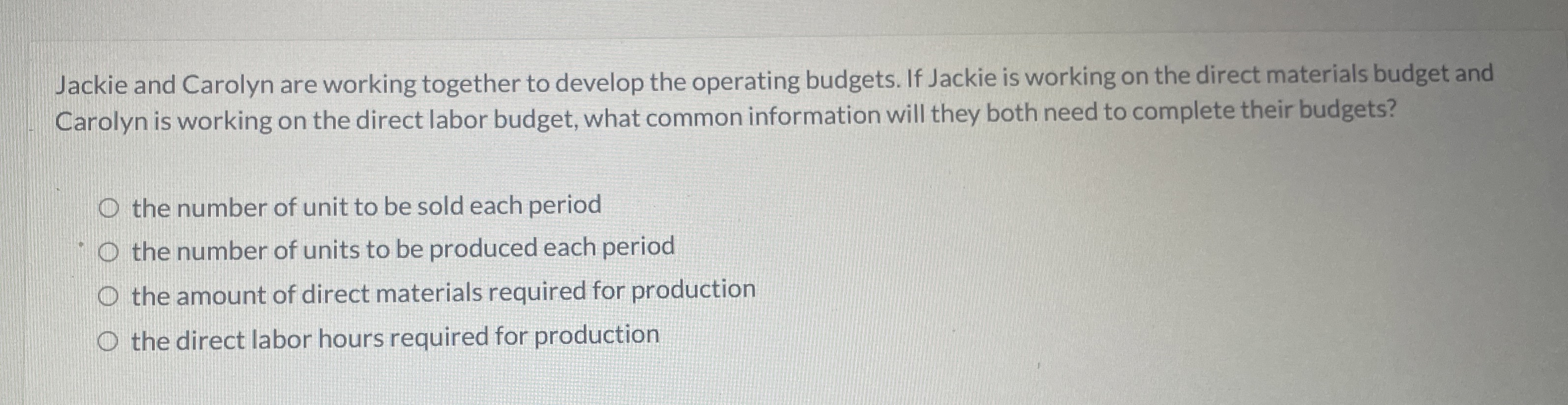 Jackie and Carolyn are working together to