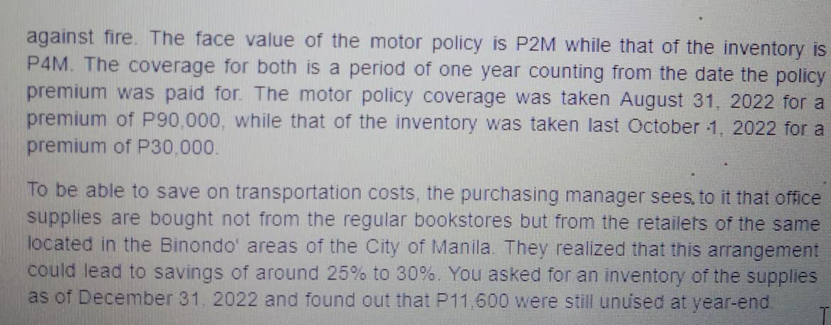 REQUIREMENT: ADJUSTING ENTRIES WITH COMPUTATIONS