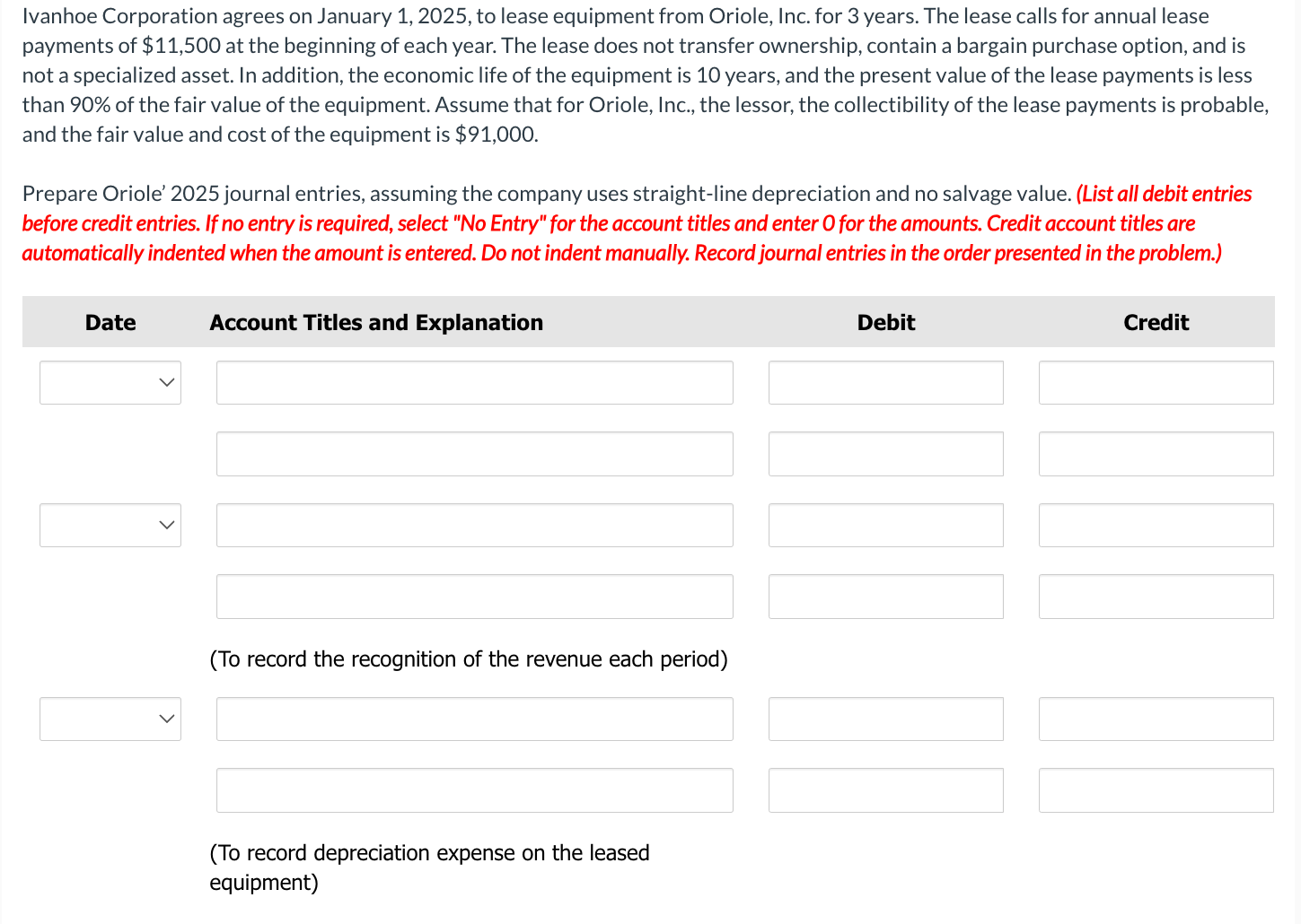 Ivanhoe Corporation agrees on January 1, 2025, to