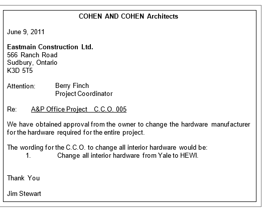 CompletetheChangeOrderEstimateandtheChangeOrderSum