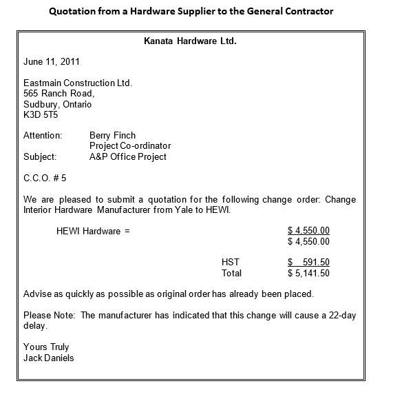 CompletetheChangeOrderEstimateandtheChangeOrderSum