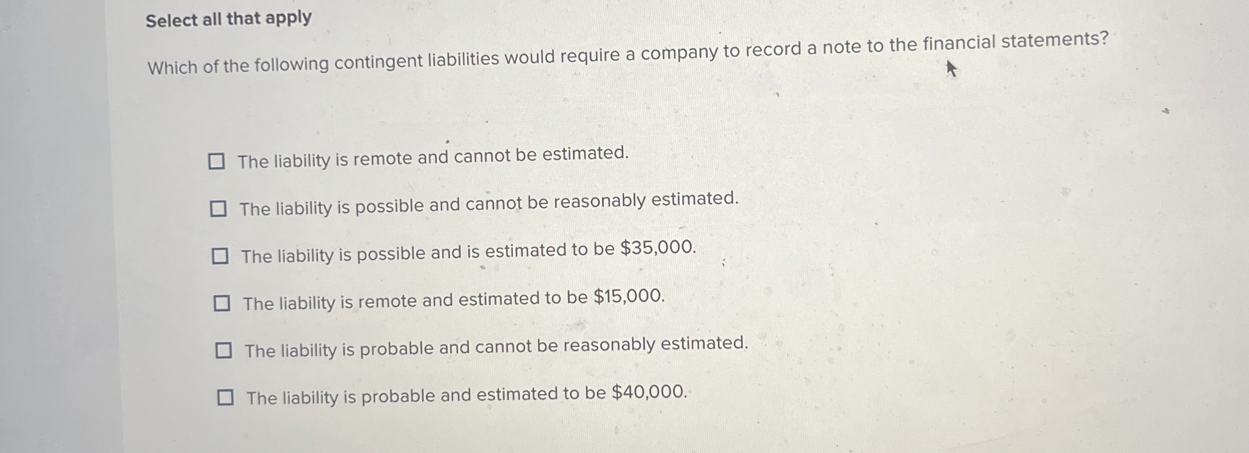 Multiple Choice Question Abby Co . allows each