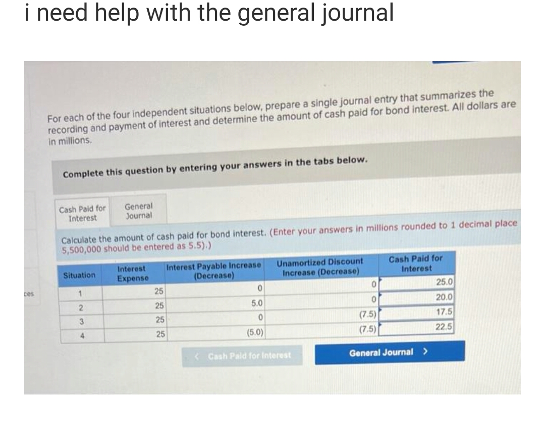 Please answer i need help with the general