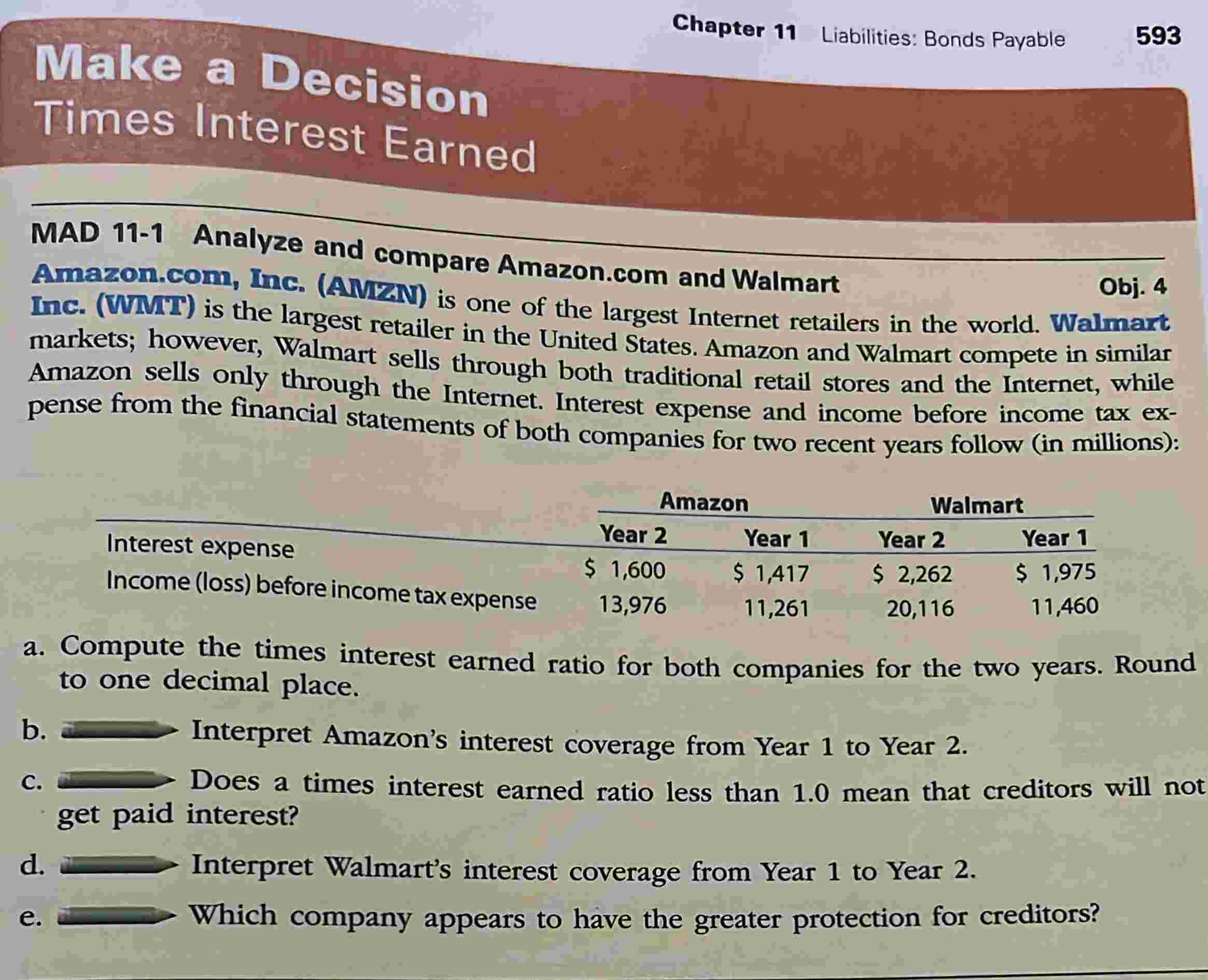 MAD 1 1 - 1 Analyze and compare Amazon.com and