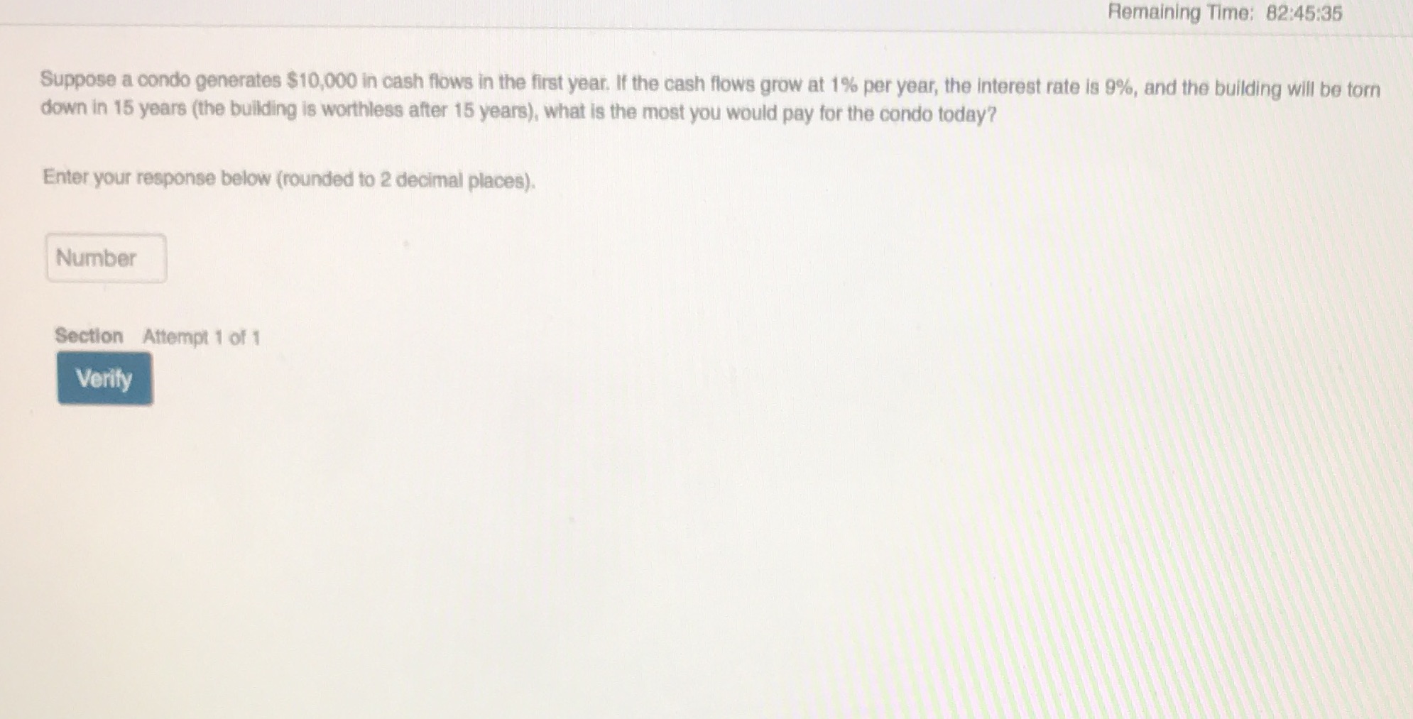 Show work please! Remaining Time: 82:45:35