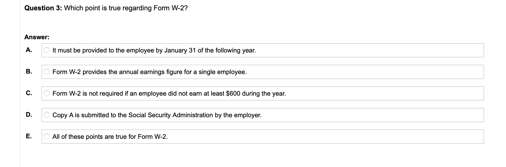Question 1: A semiweekly depositor with a weekly