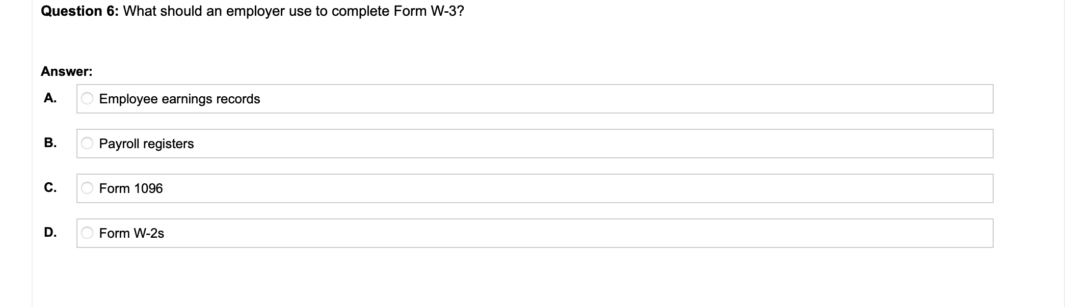 Question 1: A semiweekly depositor with a weekly