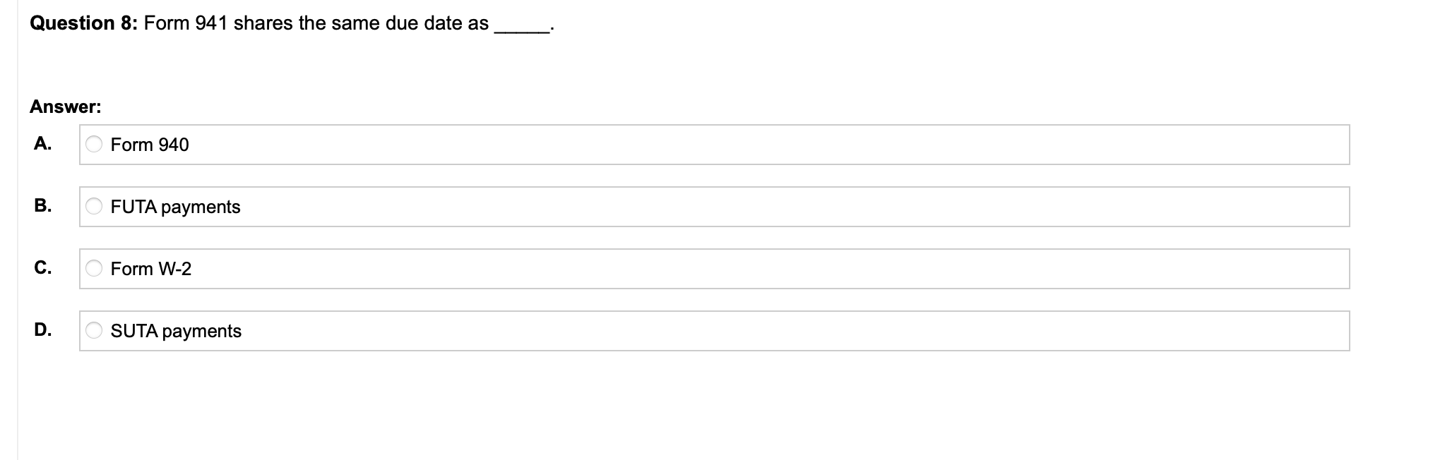 Question 1: A semiweekly depositor with a weekly