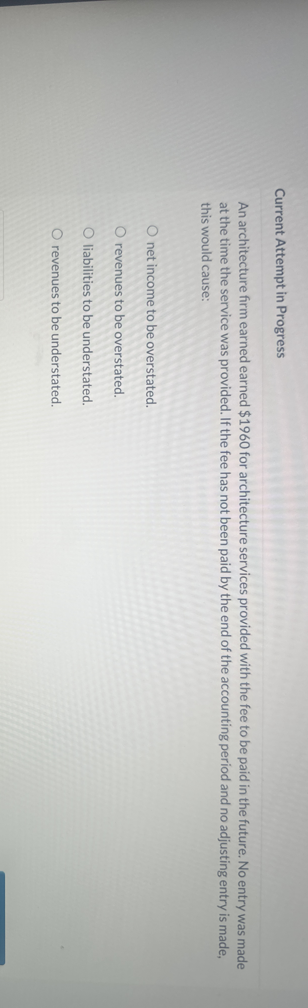 Current Attempt in Progress An architecture firm