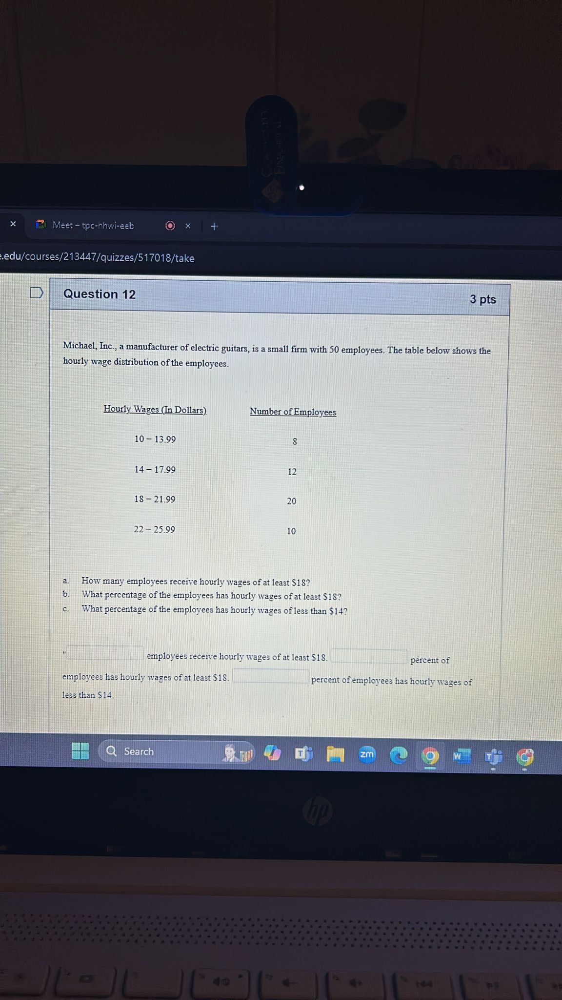 BA 2300 First Exam Chapters 1 - 3- Question 12 3