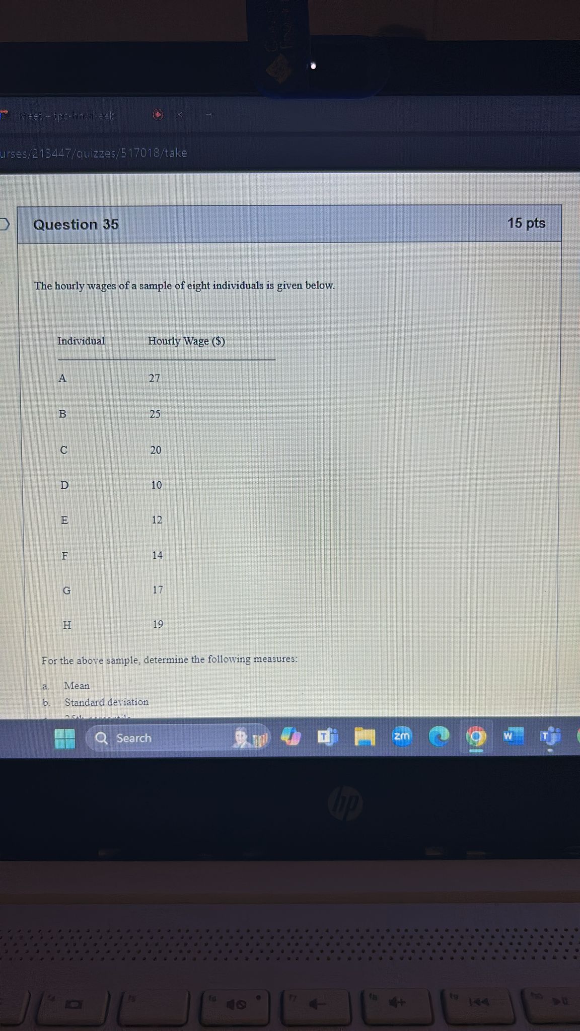 BA 2300 First Exam Chapters 1 - 3- Question 12 3