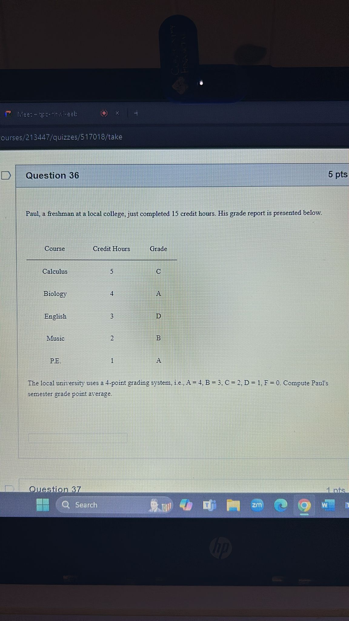 BA 2300 First Exam Chapters 1 - 3- Question 12 3