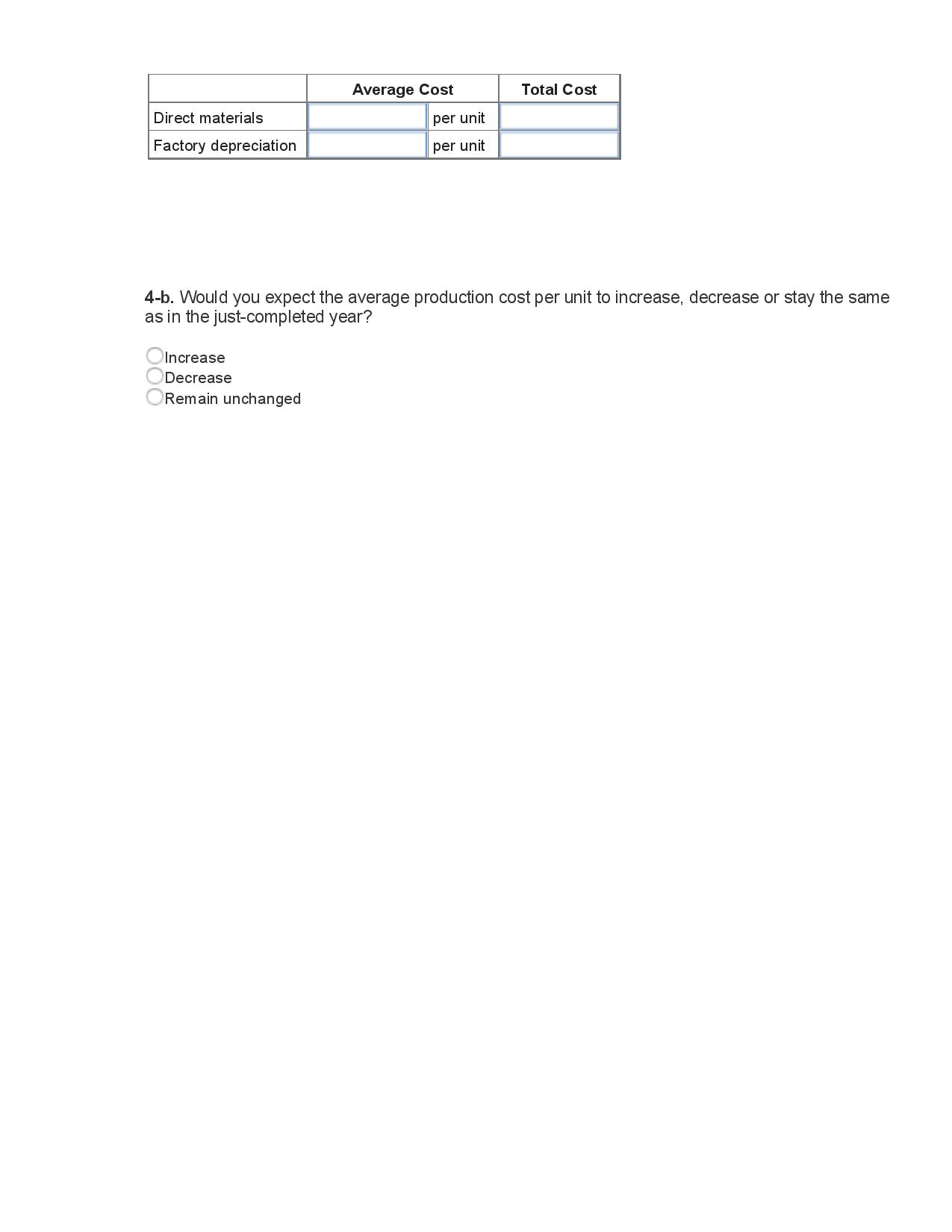 Pls find attached question Various cost and sales