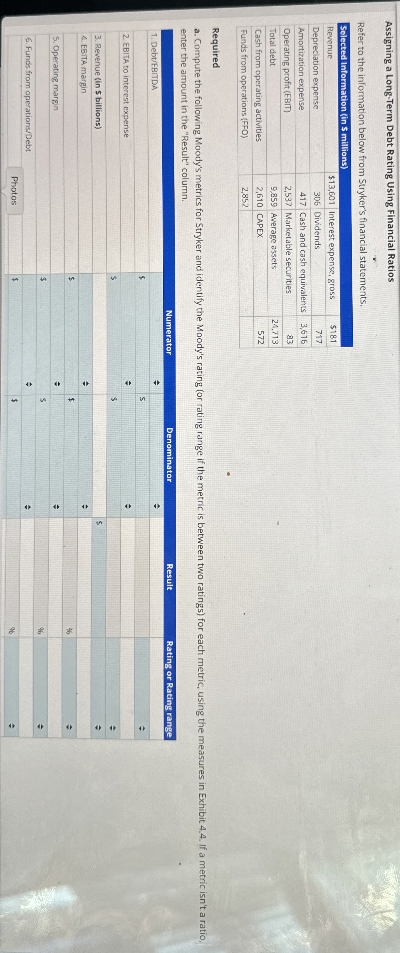 Assigning a Long - Term Debt Rating Using