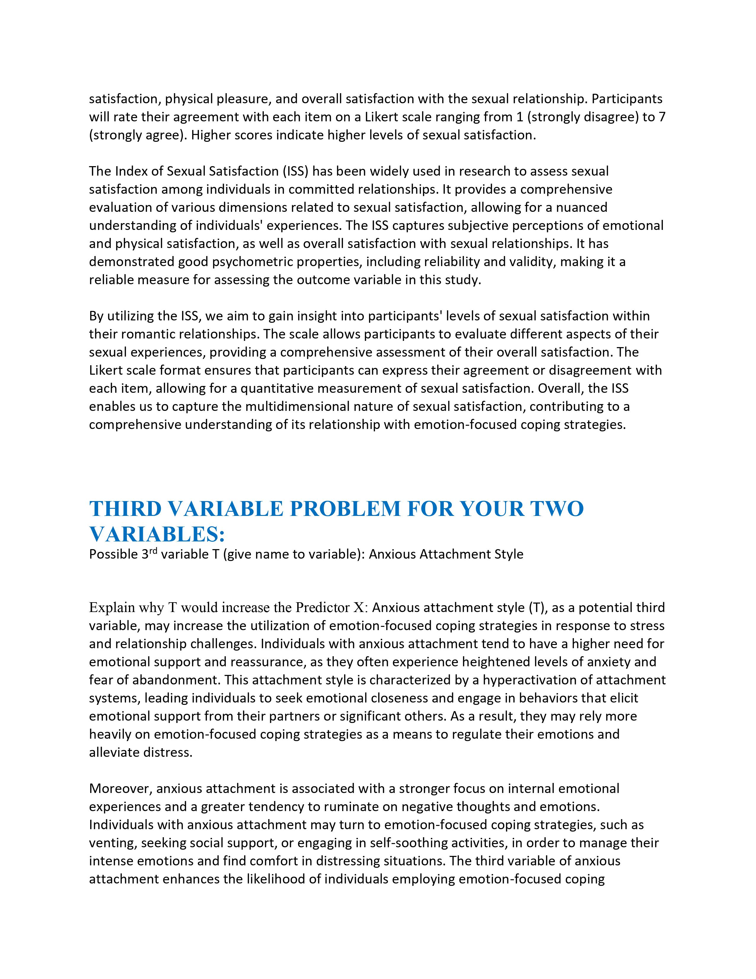 Class: Research Methods in Psychology Prompt: