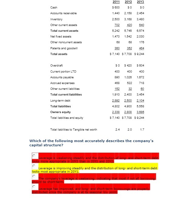 20Y1 2072 20Y3 Cash 5 600 50 $0 Accounts