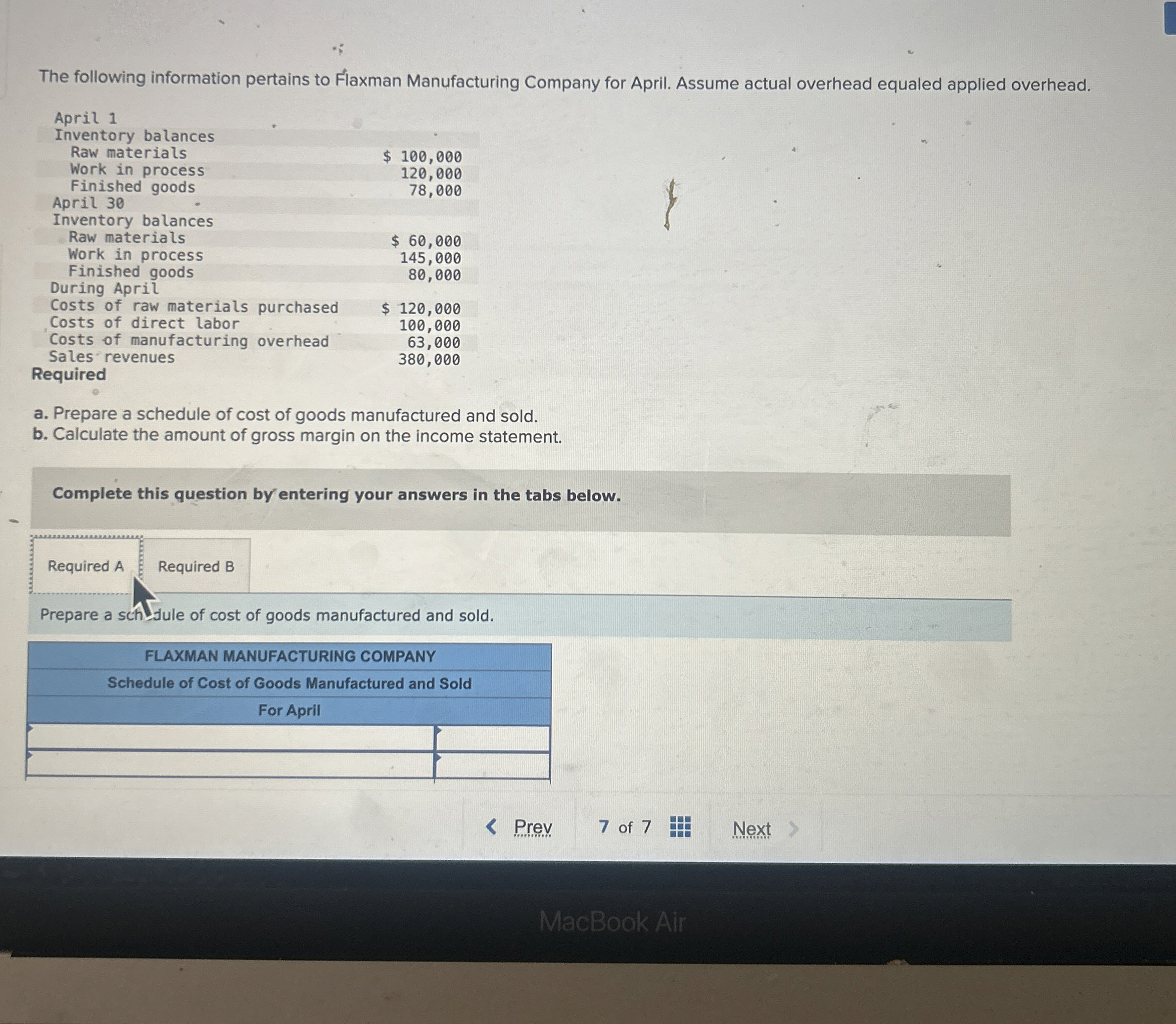 The following information pertains to Flaxman