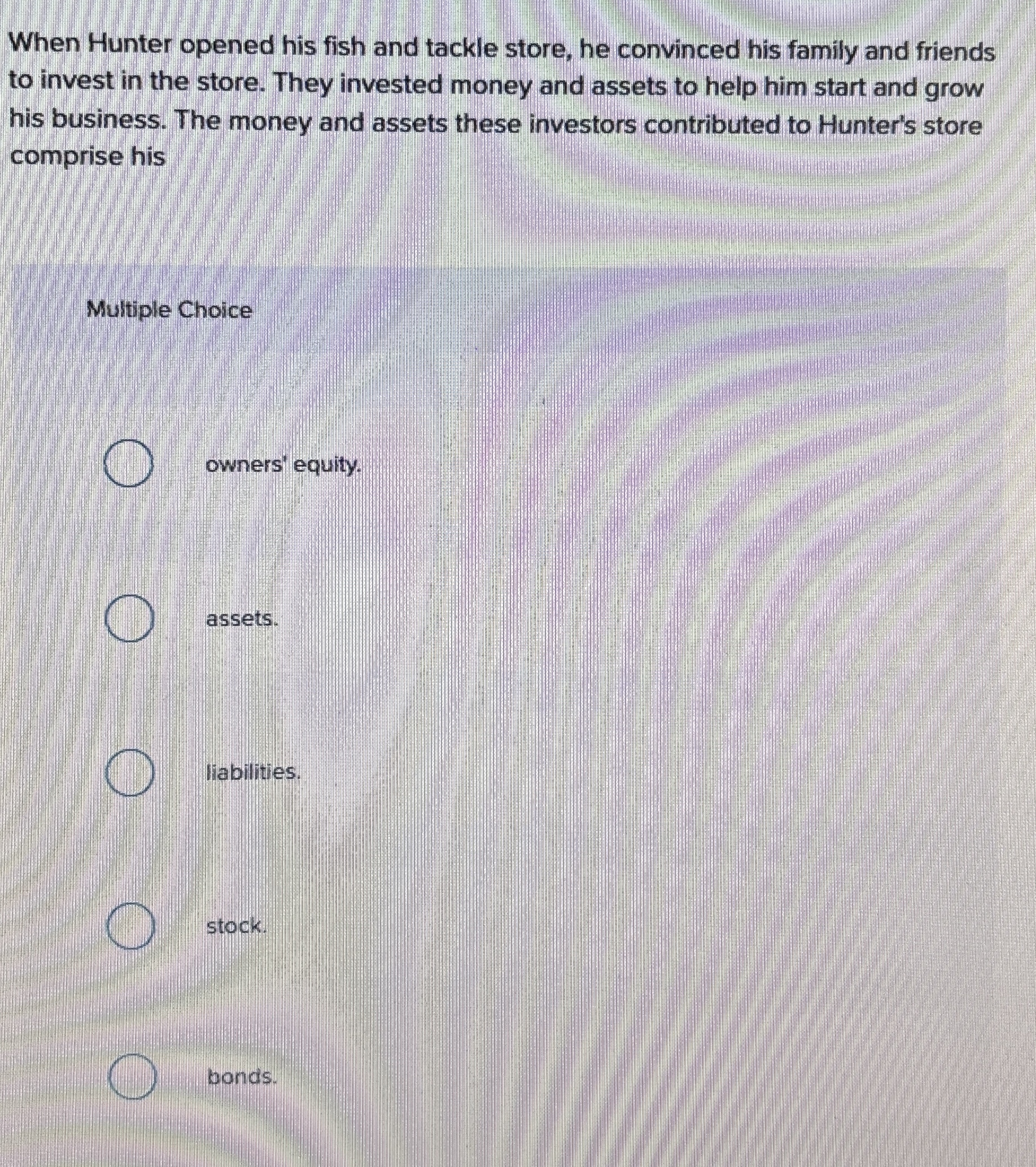 When Hunter opened his fish and tackle store, he