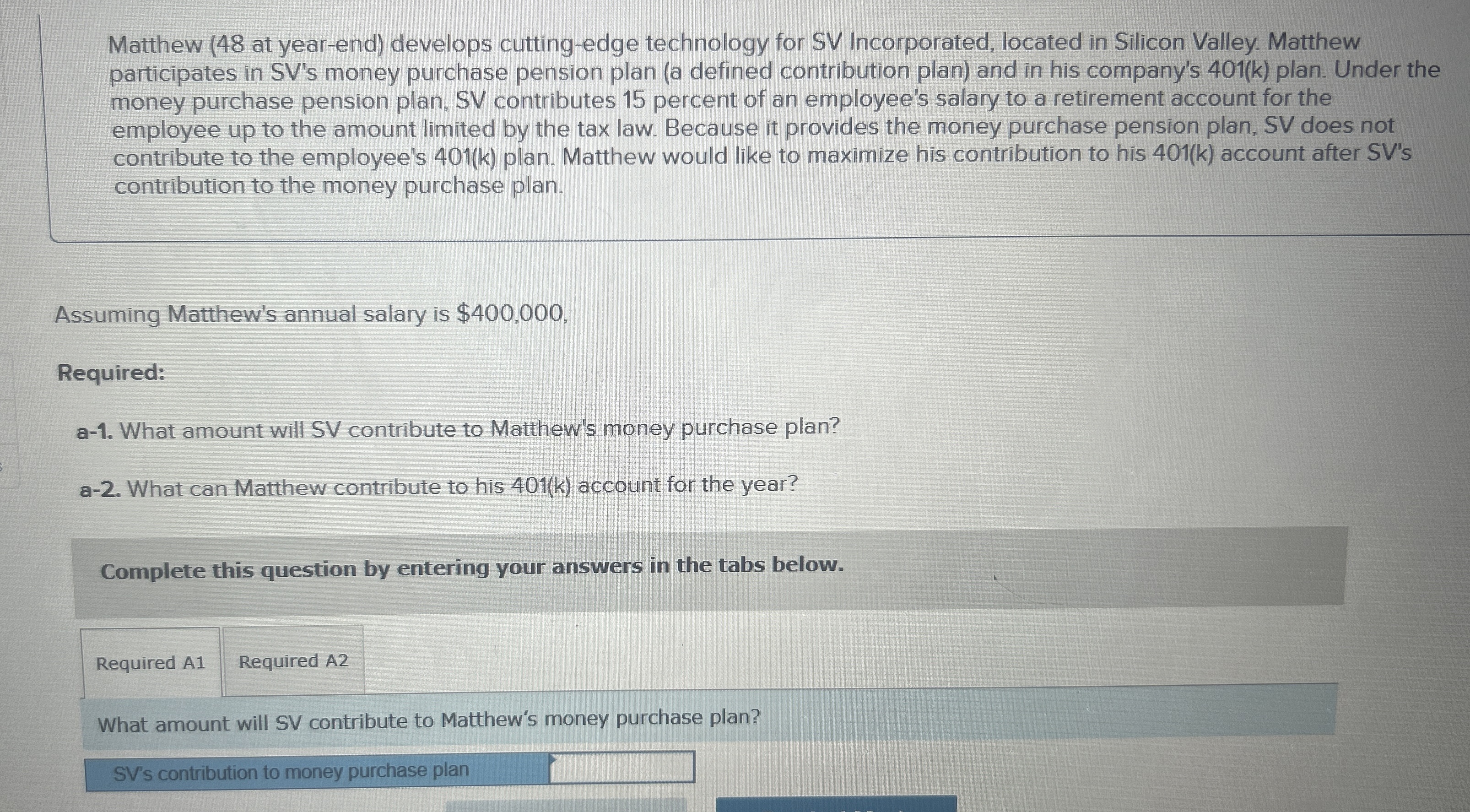 Matthew ( 4 8 at year - end ) develops cutting -