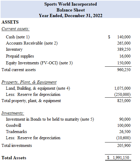 Case Study "Sports World Incorporated"
