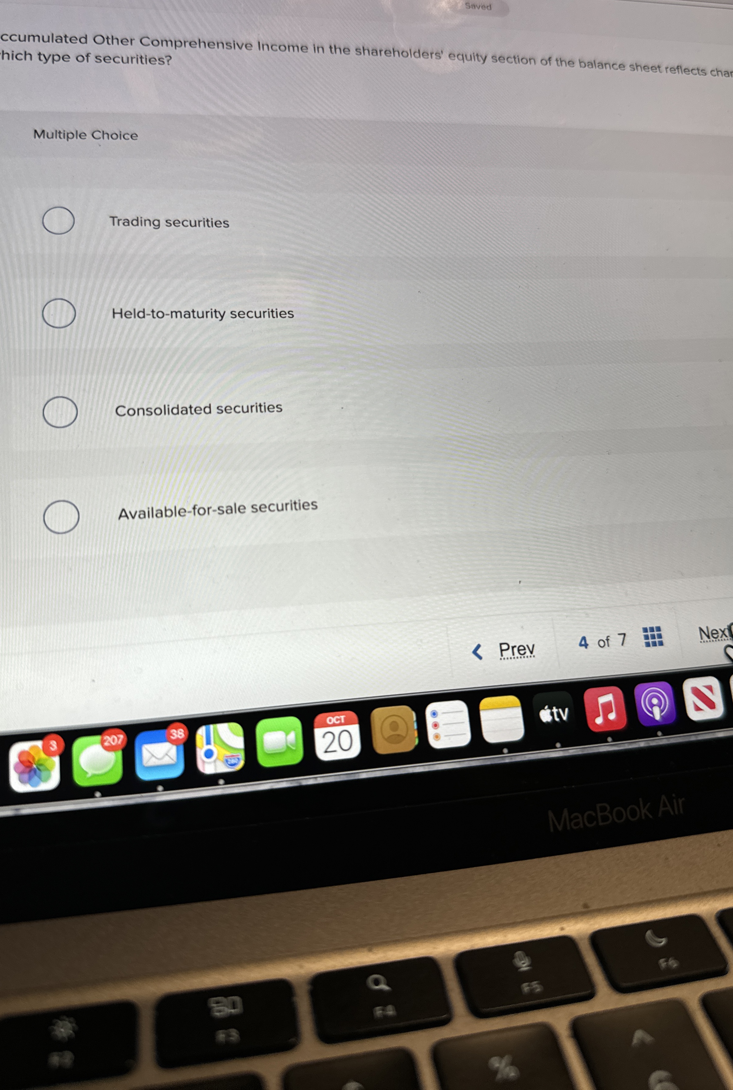 ccumulated Other Comprehensive Income in the