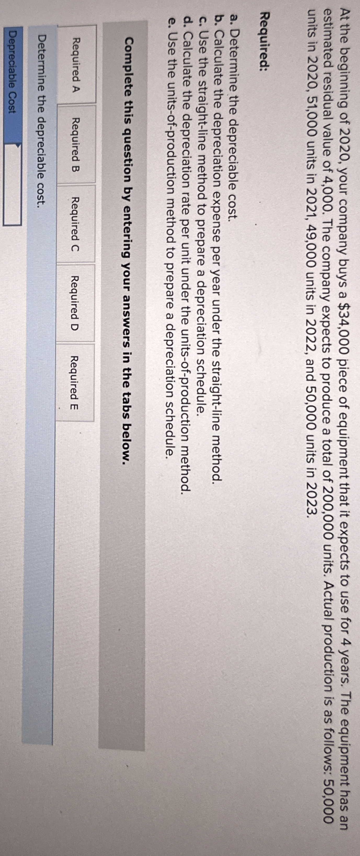 At the beginning of 2 0 2 0 , your company buys a