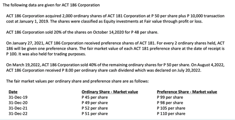 1.) BLK Company has the following data relating