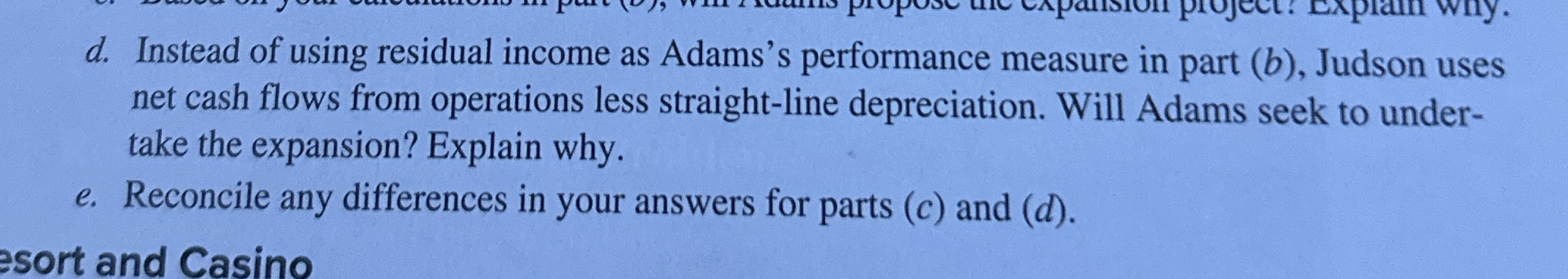 Responsibility Accounting and Transfer Pricing b