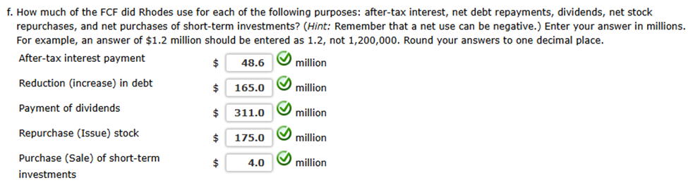 What is the correct answer to b, d and e? Free