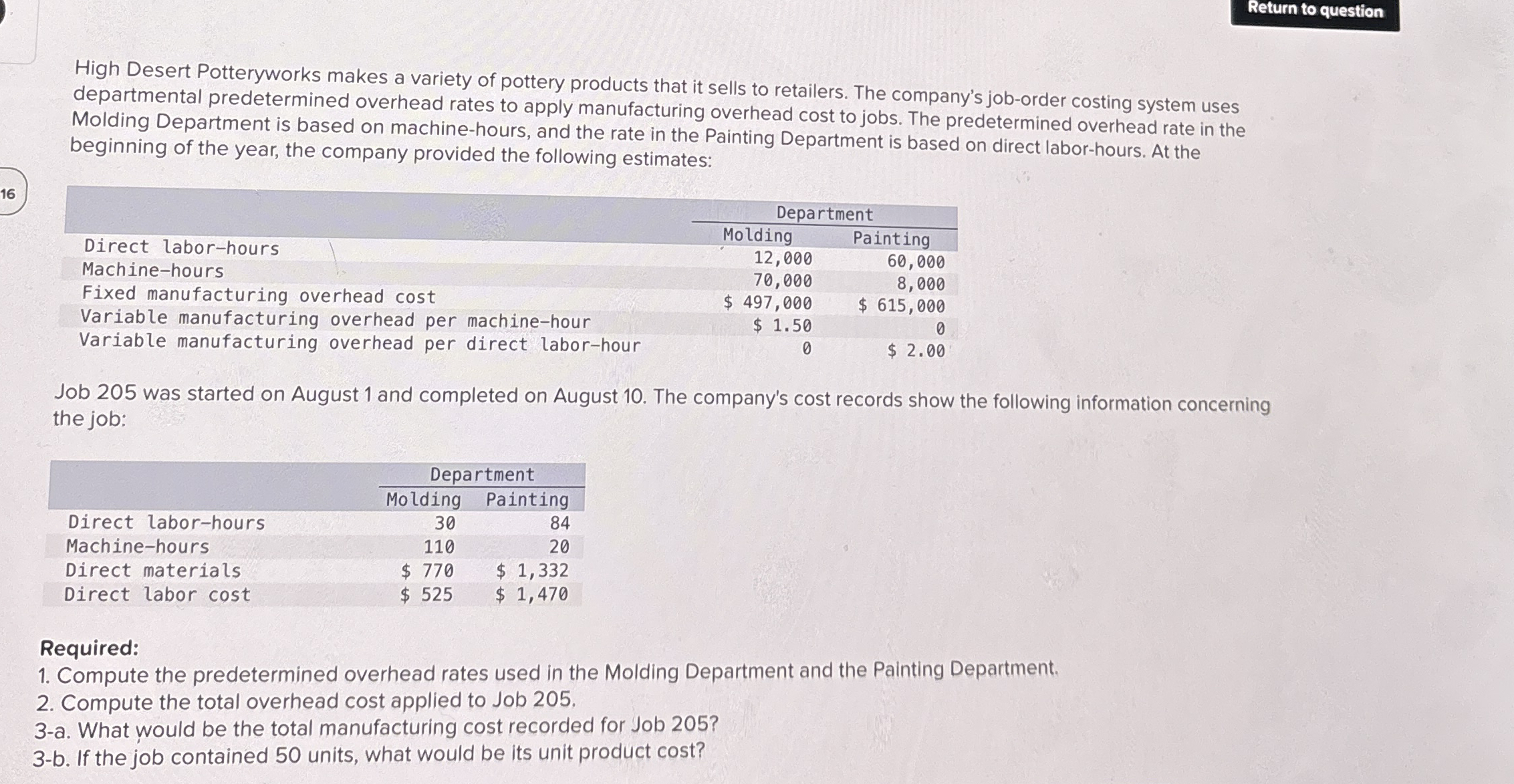 Return to question High Desert Potteryworks makes