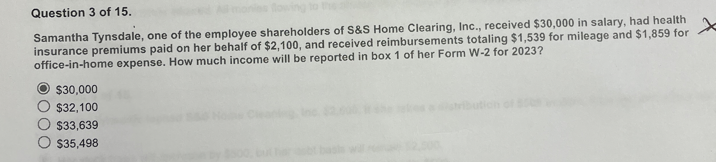 Question 3 of 1 5 . Samantha Tynsdale, one of the