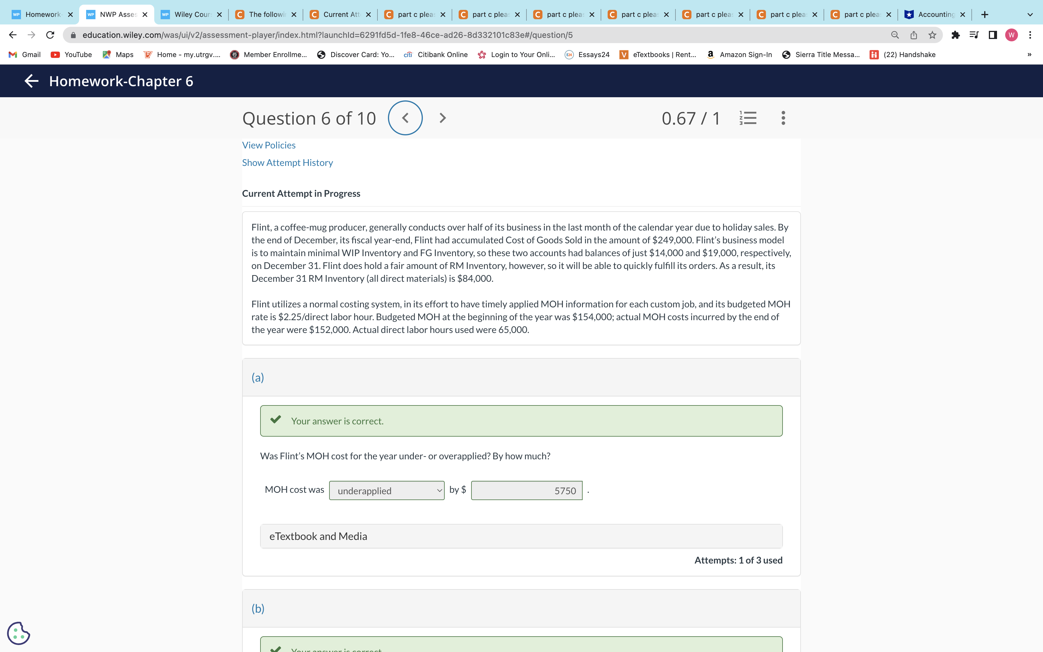 WP Homework X WP NWP Asses X WP Wiley Cour X C