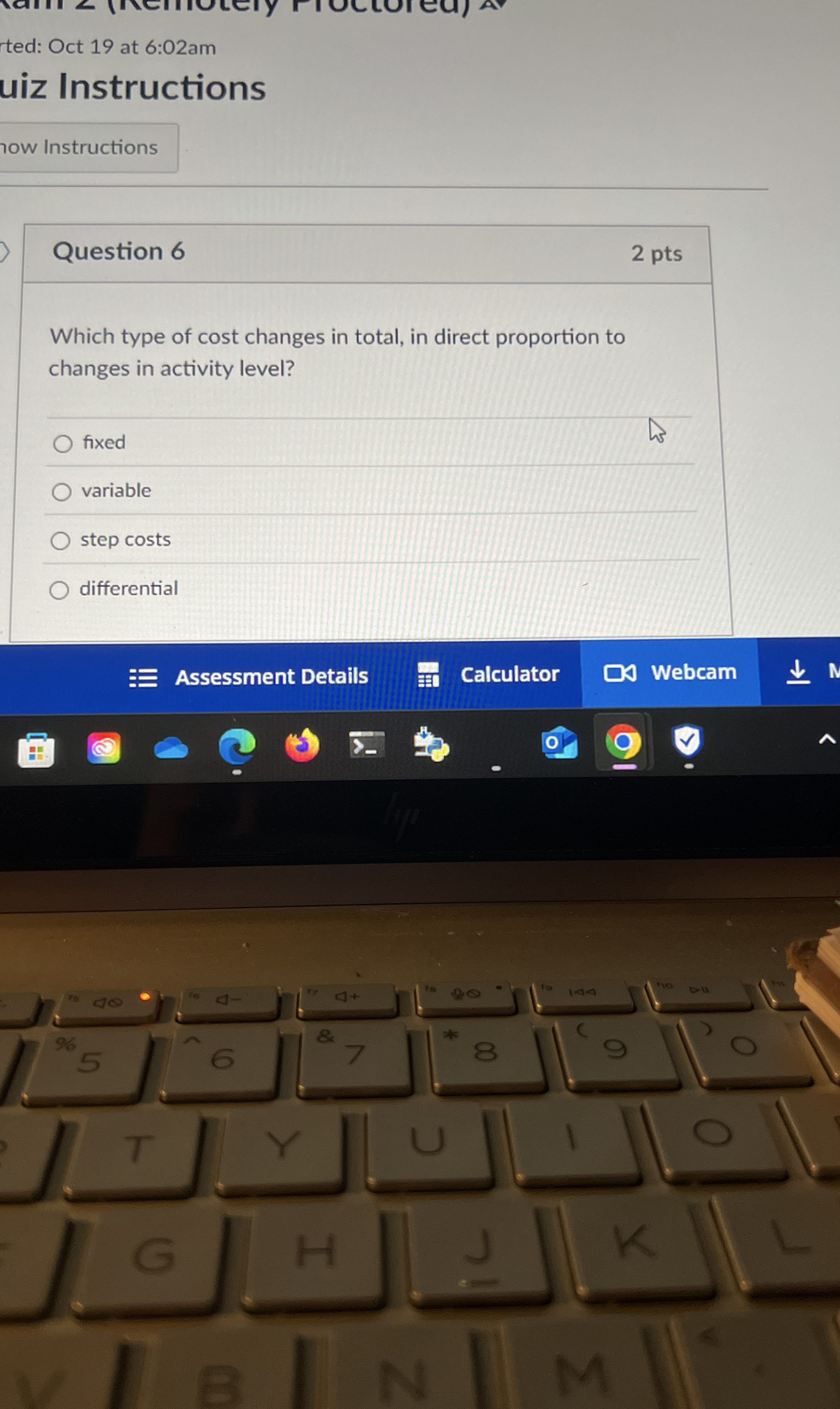 ted: Oct 1 9 at 6 : 0 2 am uiz Instructions