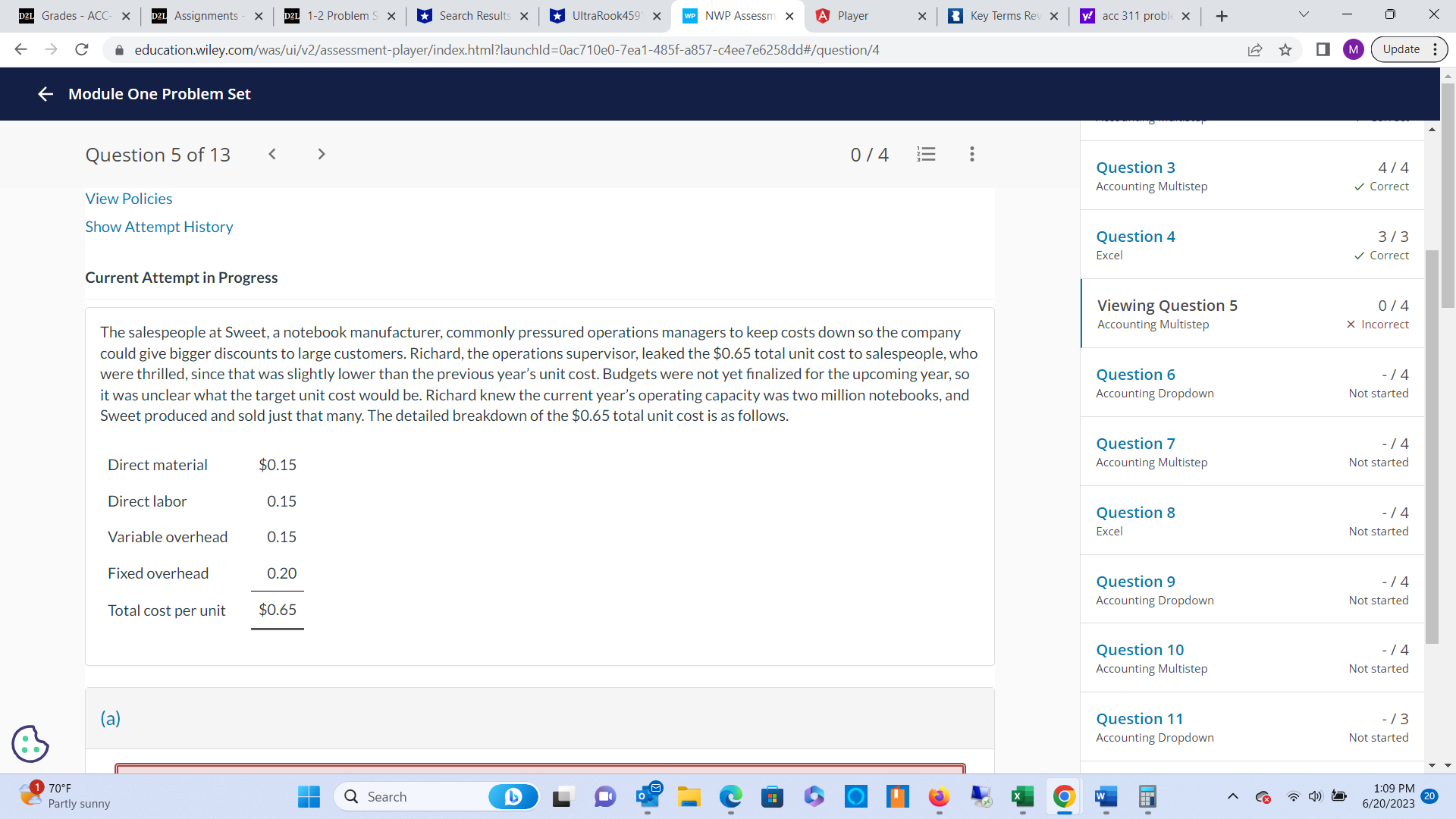 D2L Grades - ACC- X D2L Assignments - X D2L 1-2