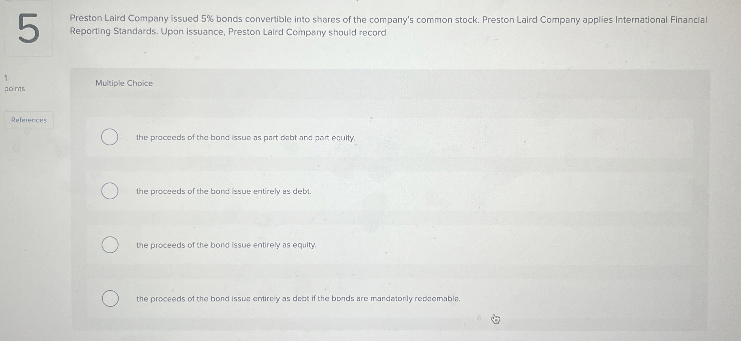 5 Preston Laird Company issued 5 % bonds