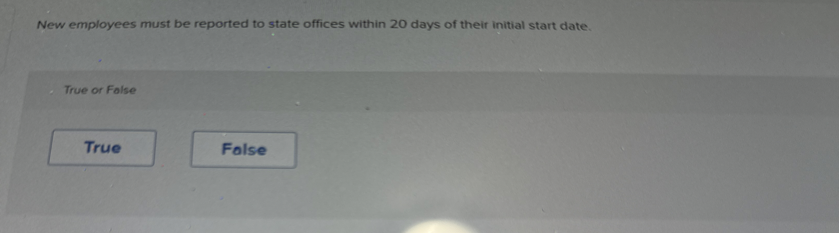 New employees must be reported to state offices