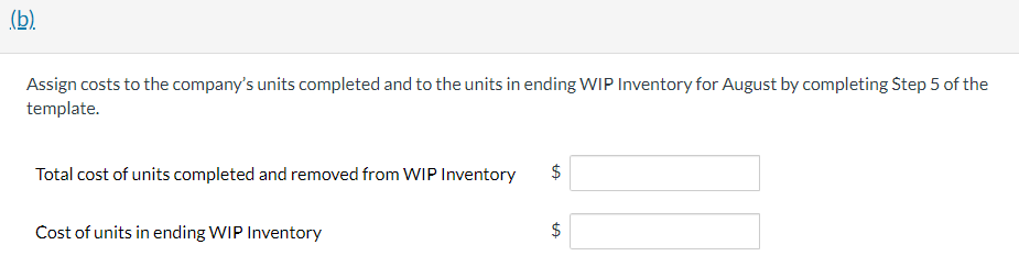 \fEa} Determine the cost per equivalent unit for